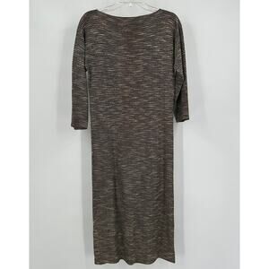 Ocean Beauty‎ Womens Dress Size M Brown Knit Vintage Minimalist Modernist